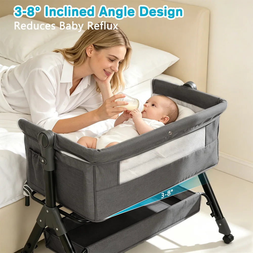 GentleNest Foldable Portable Baby Crib